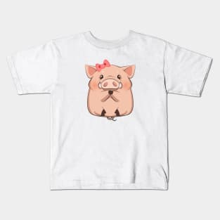 WILD HOG FEMALE Kids T-Shirt